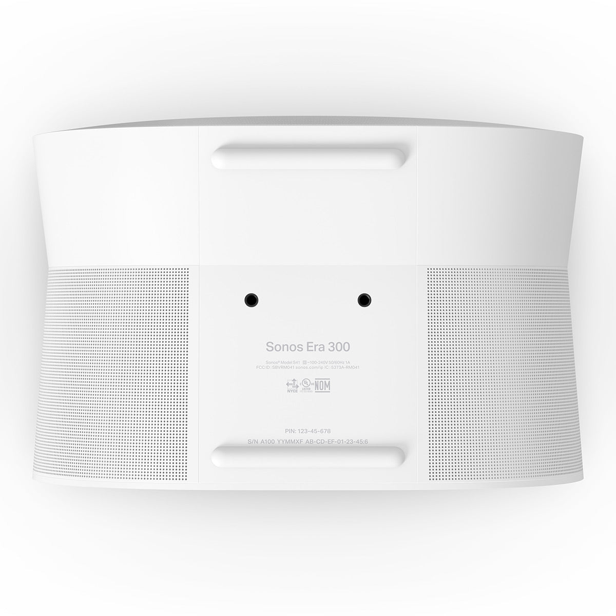 Sonos Era 300 Voice-Controlled Wireless Bluetooth Smart Speaker with Split Combo Cable Adapter with Ethernet and 3.5 mm Jack (White)