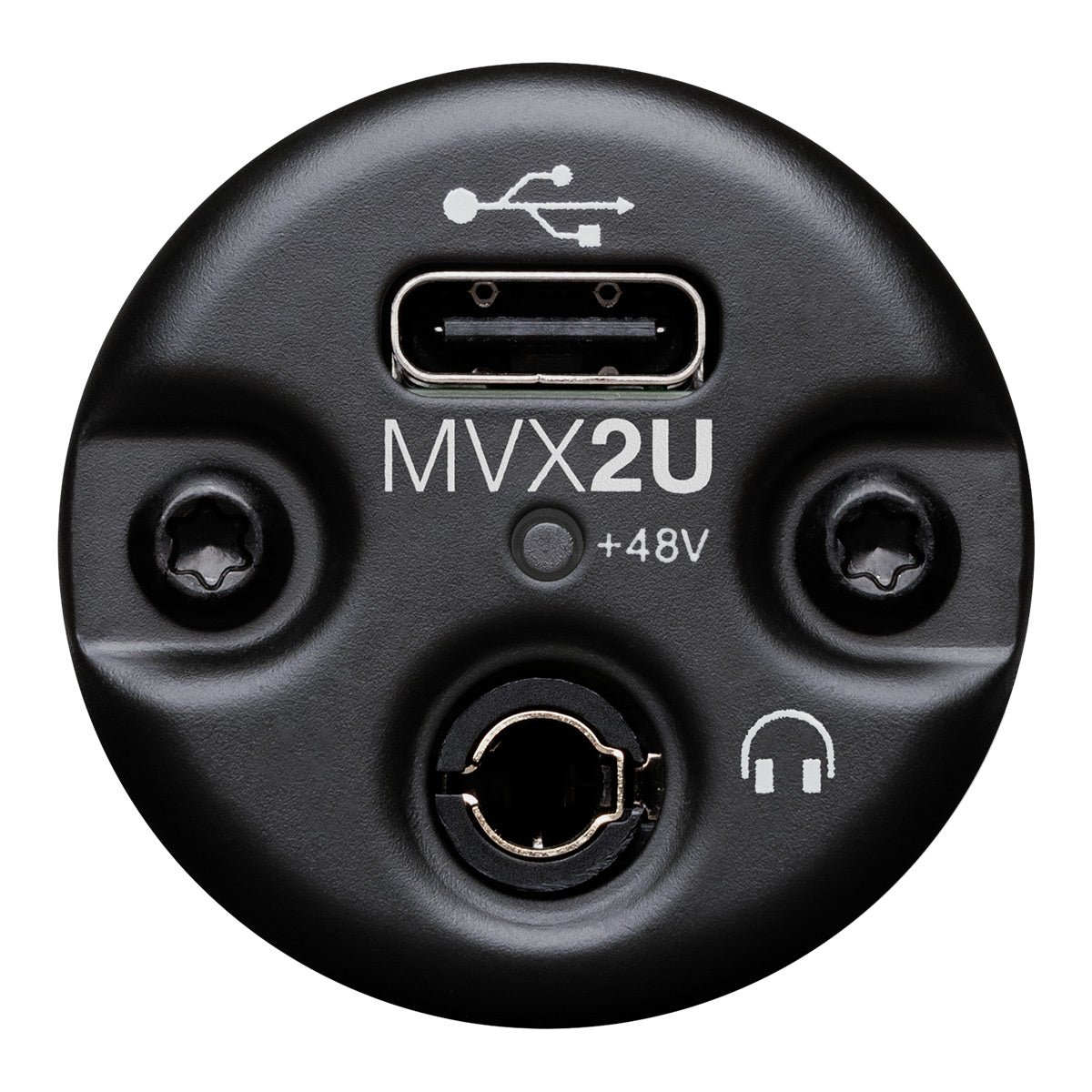 Shure MVX2U Digital Audio Interface XLR to USB-C Adapter with Headphone Output