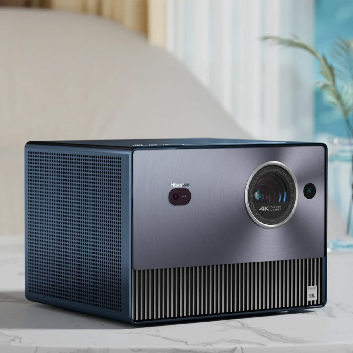 Hisense C1 Trichroma Laser 4K UHD Mini Projector with Dolby Vision, Dolby Atmos, & 1,600 Lumen Brightness