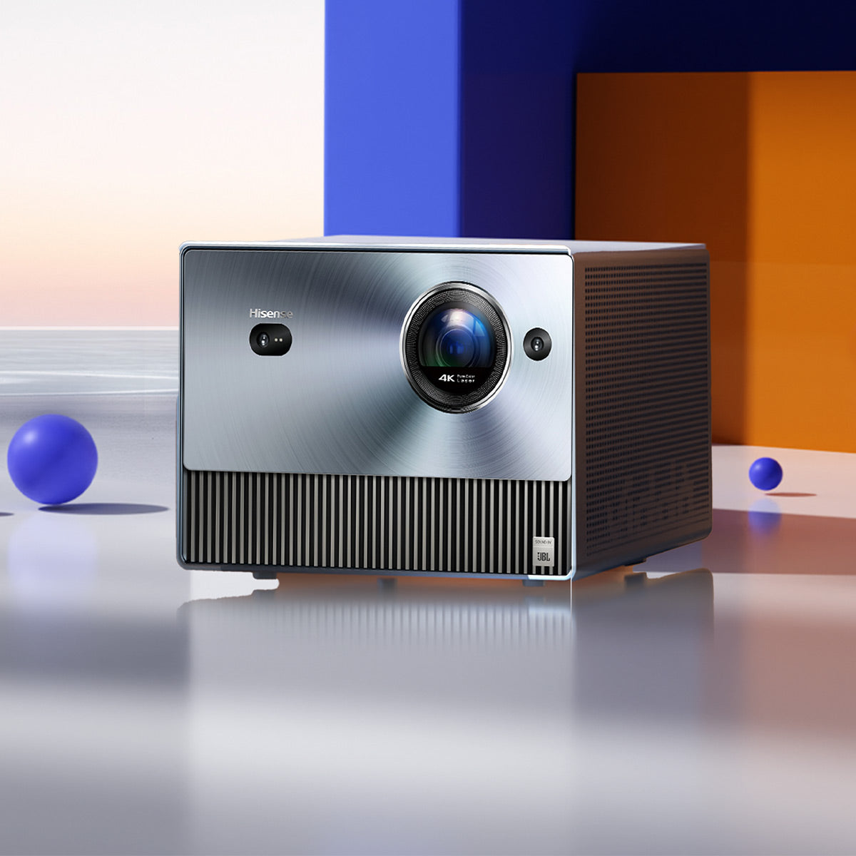 Hisense C1 Trichroma Laser 4K UHD Mini Projector with Dolby Vision, Dolby Atmos, & 1,600 Lumen Brightness