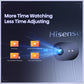 Hisense C1 Trichroma Laser 4K UHD Mini Projector with Dolby Vision, Dolby Atmos, & 1,600 Lumen Brightness