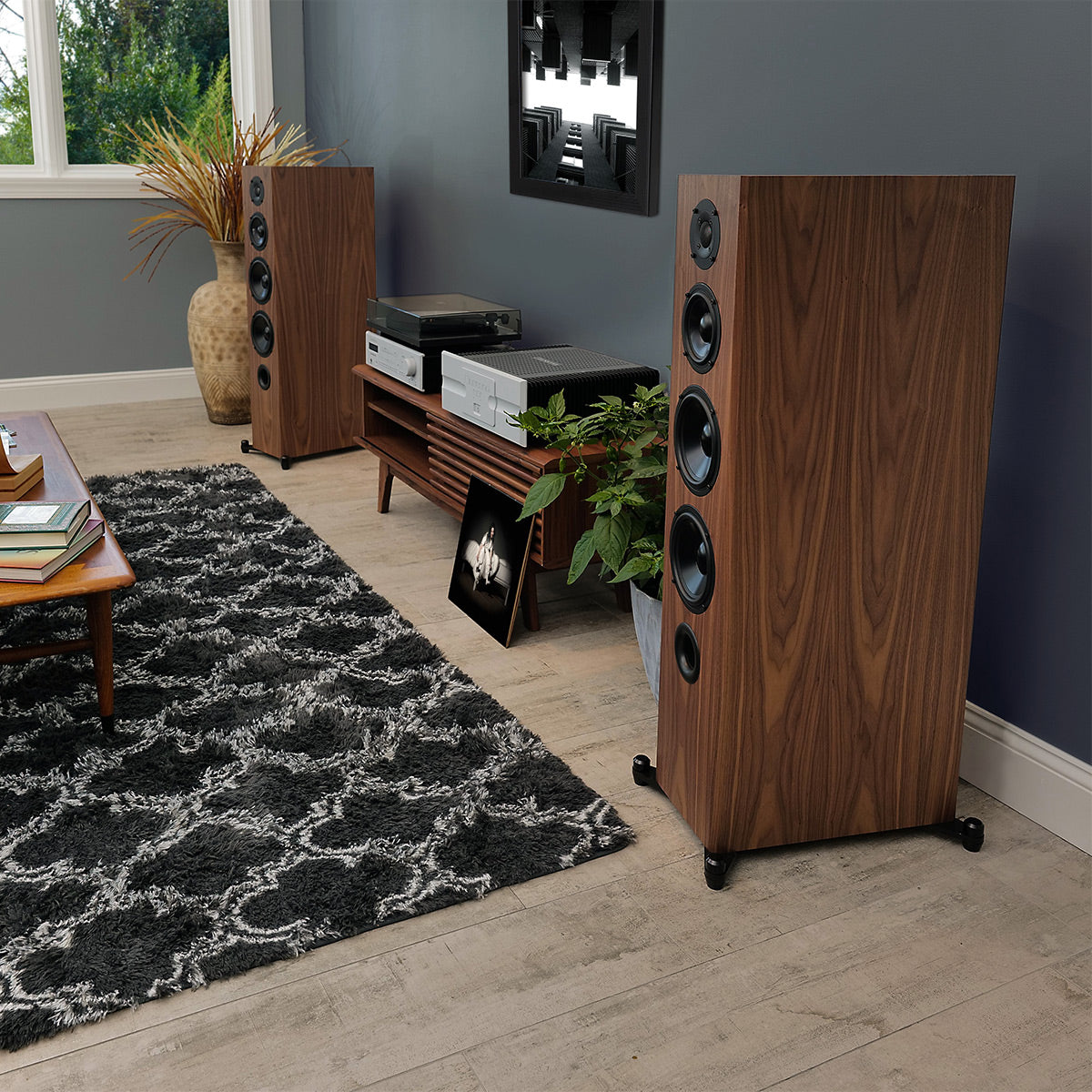 KLH Kendall 2F 3-Way Floorstanding Speaker - Each (English Walnut)