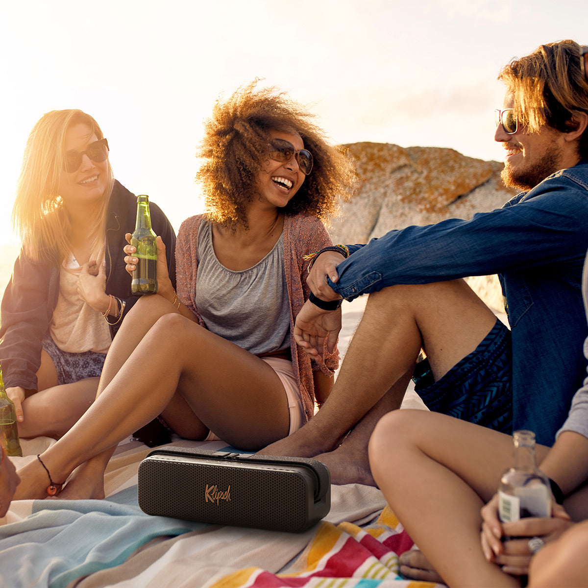 Klipsch Detroit Large Portable Waterproof Bluetooth Speaker