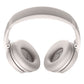 Bose QuietComfort 45 Wireless Noise Canceling Headphones (White) and Bose SoundLink Flex Bluetooth Portable Speaker (White Smoke)