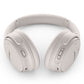 Bose QuietComfort 45 Wireless Noise Canceling Headphones (White) and Bose SoundLink Flex Bluetooth Portable Speaker (White Smoke)