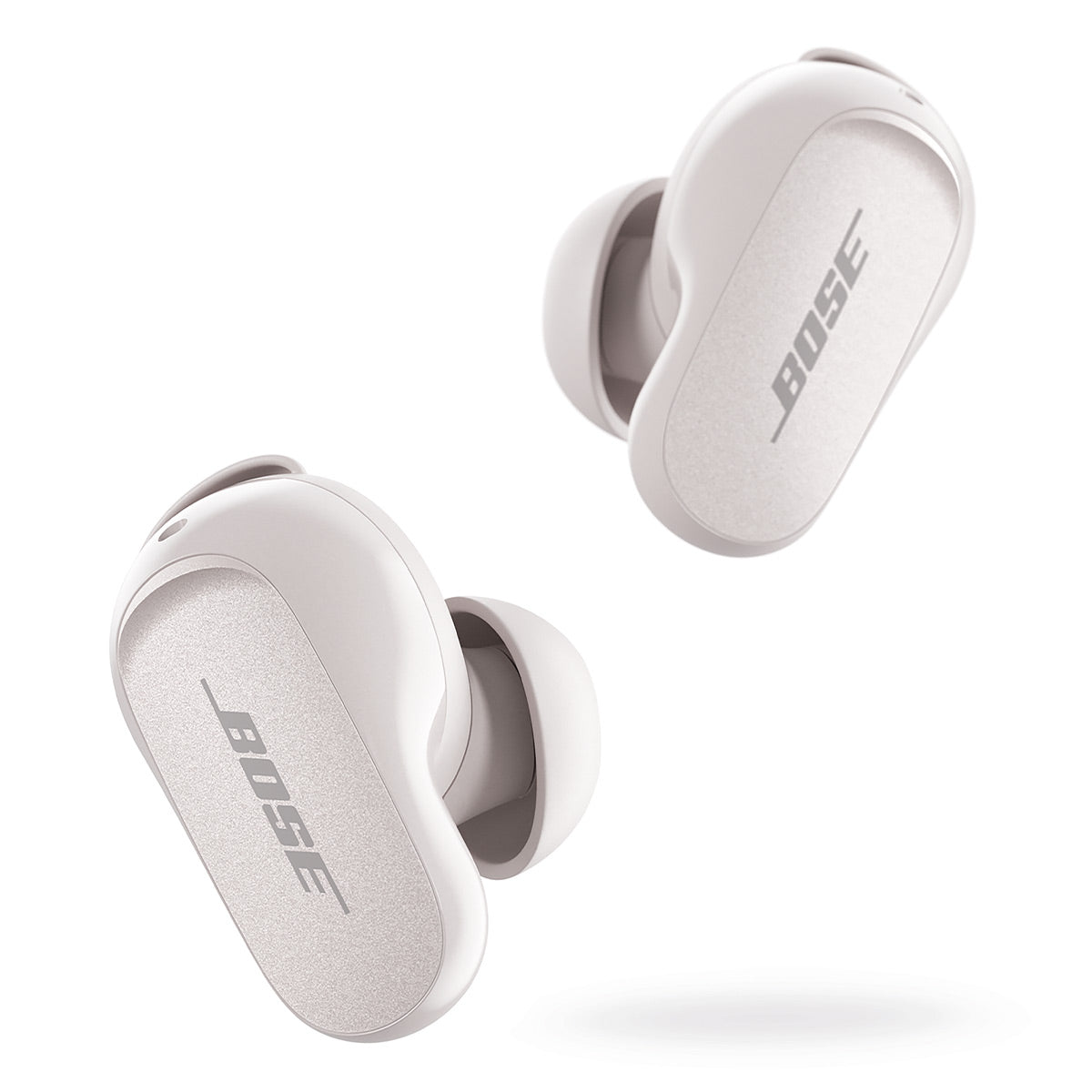 Bose QuietComfort Earbuds II True Wireless with Personalized Noise Cancellation (Soapstone) and Bose SoundLink Flex Bluetooth Portable Speaker (Stone Blue)