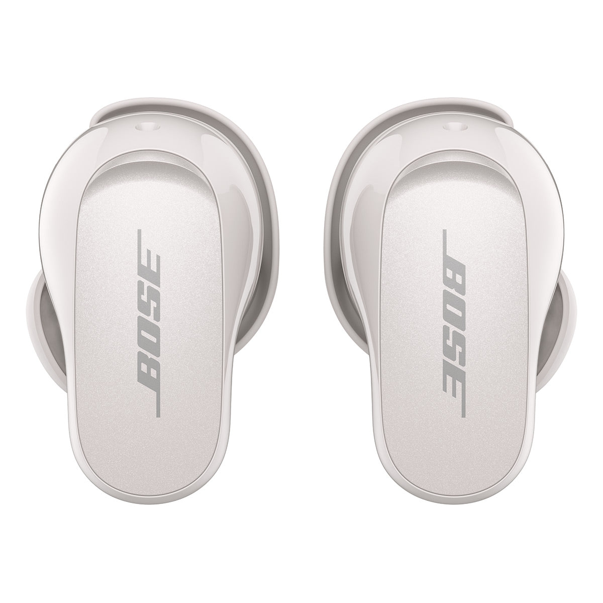 Bose QuietComfort Earbuds II True Wireless with Personalized Noise Cancellation (Soapstone) and Bose SoundLink Flex Bluetooth Portable Speaker (White Smoke)