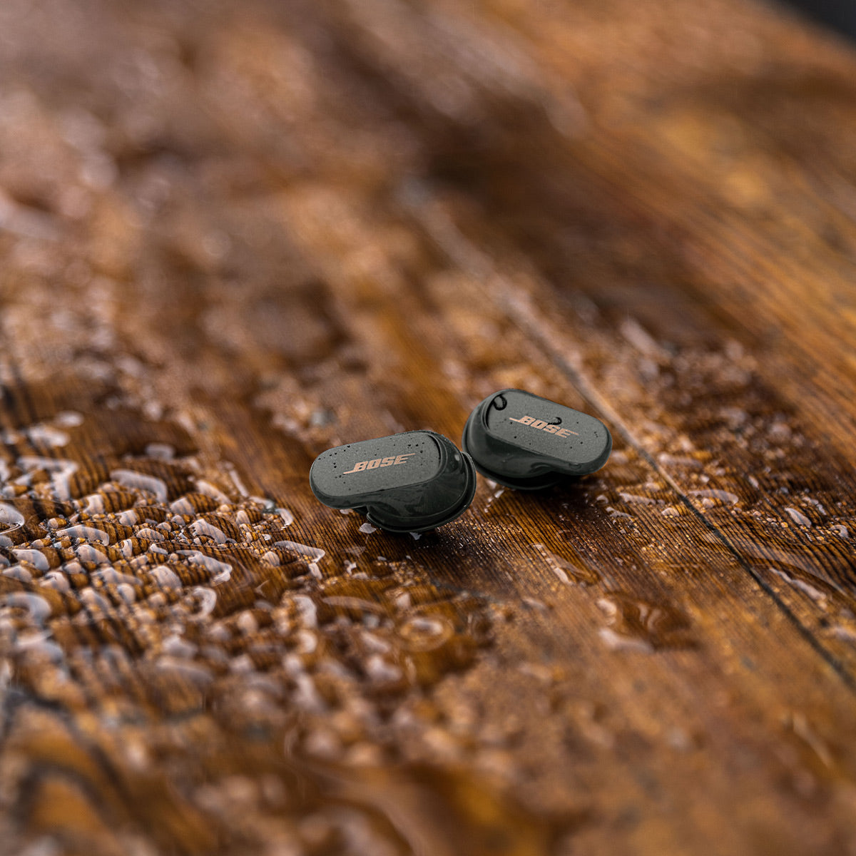 Bose QuietComfort Earbuds II True Wireless with Personalized Noise Cancellation (Eclipse Grey) and Bose SoundLink Flex Bluetooth Portable Speaker (Black)