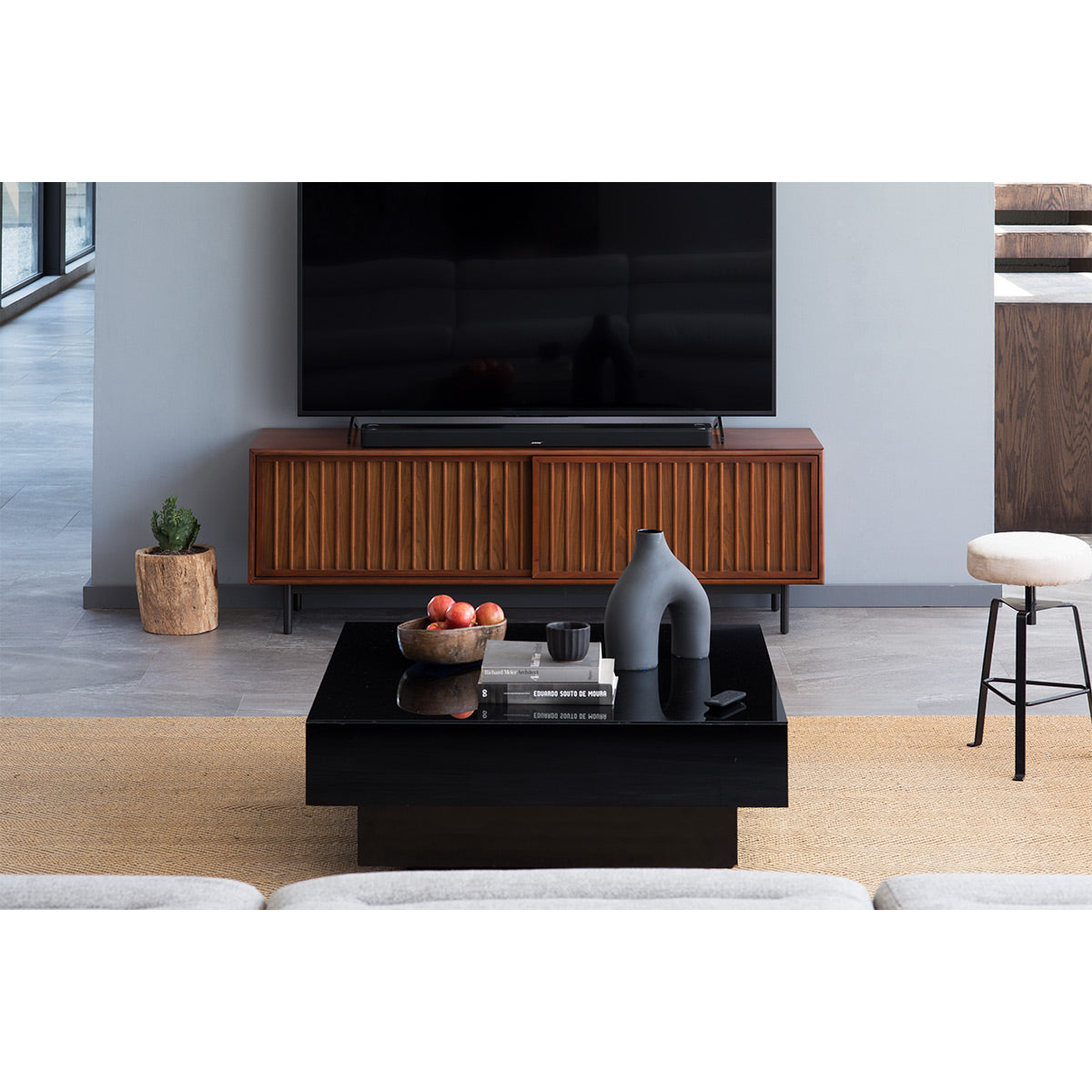 Bose QuietComfort 45 Wireless Noise Canceling Headphones (White) and Bose Smart Soundbar 900 with Dolby Atmos (Black)