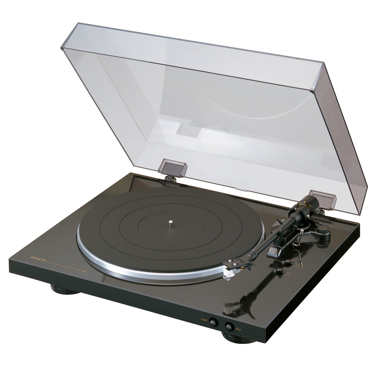 Denon DP-300F Fully Automatic Analog Turntable with MM Cartridge (Factory Certified Refurbished)