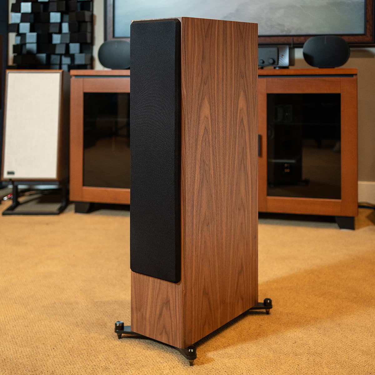 KLH Kendall 2F 3-Way Floorstanding Speaker - Pair (English Walnut)