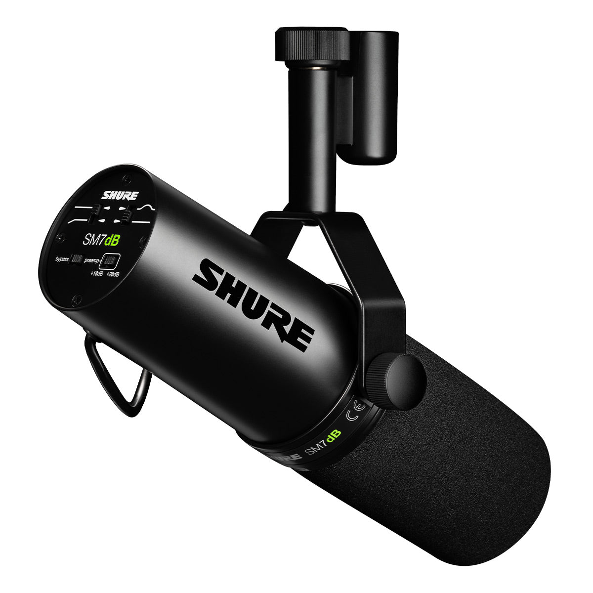 Shure SM7dB Cardioid Dynamic Vocal Microphone with Built-In Active Preamp