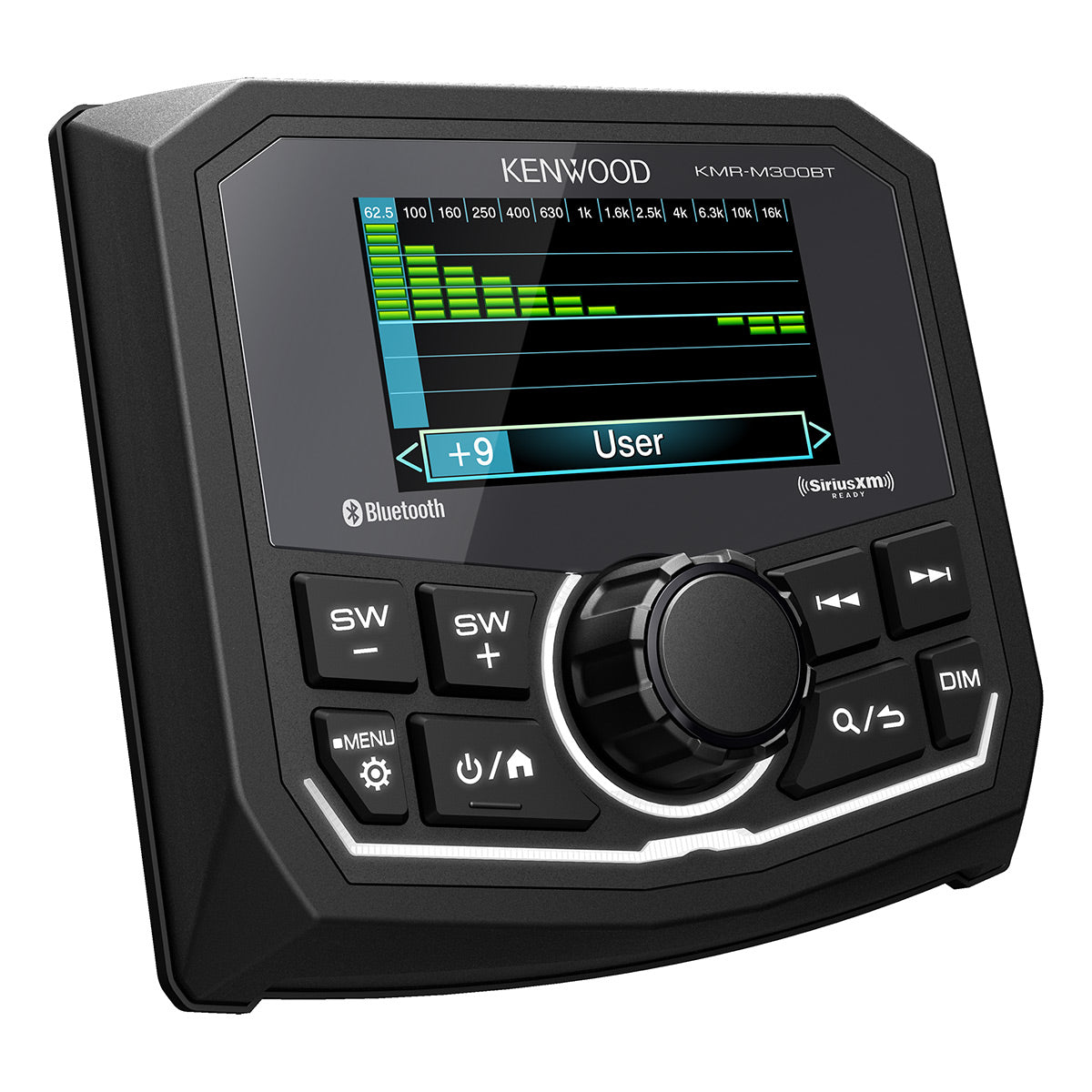 Kenwood KMR-M300BT Marine & Motorsport Waterproof Digital Media Receiver with Corrosion Resistance & Bluetooth