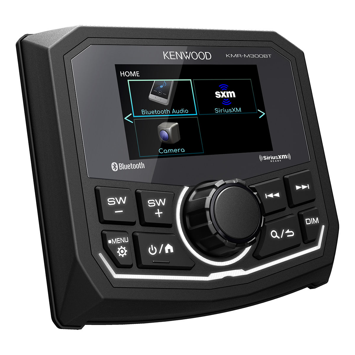 Kenwood KMR-M300BT Marine & Motorsport Waterproof Digital Media Receiver with Corrosion Resistance & Bluetooth