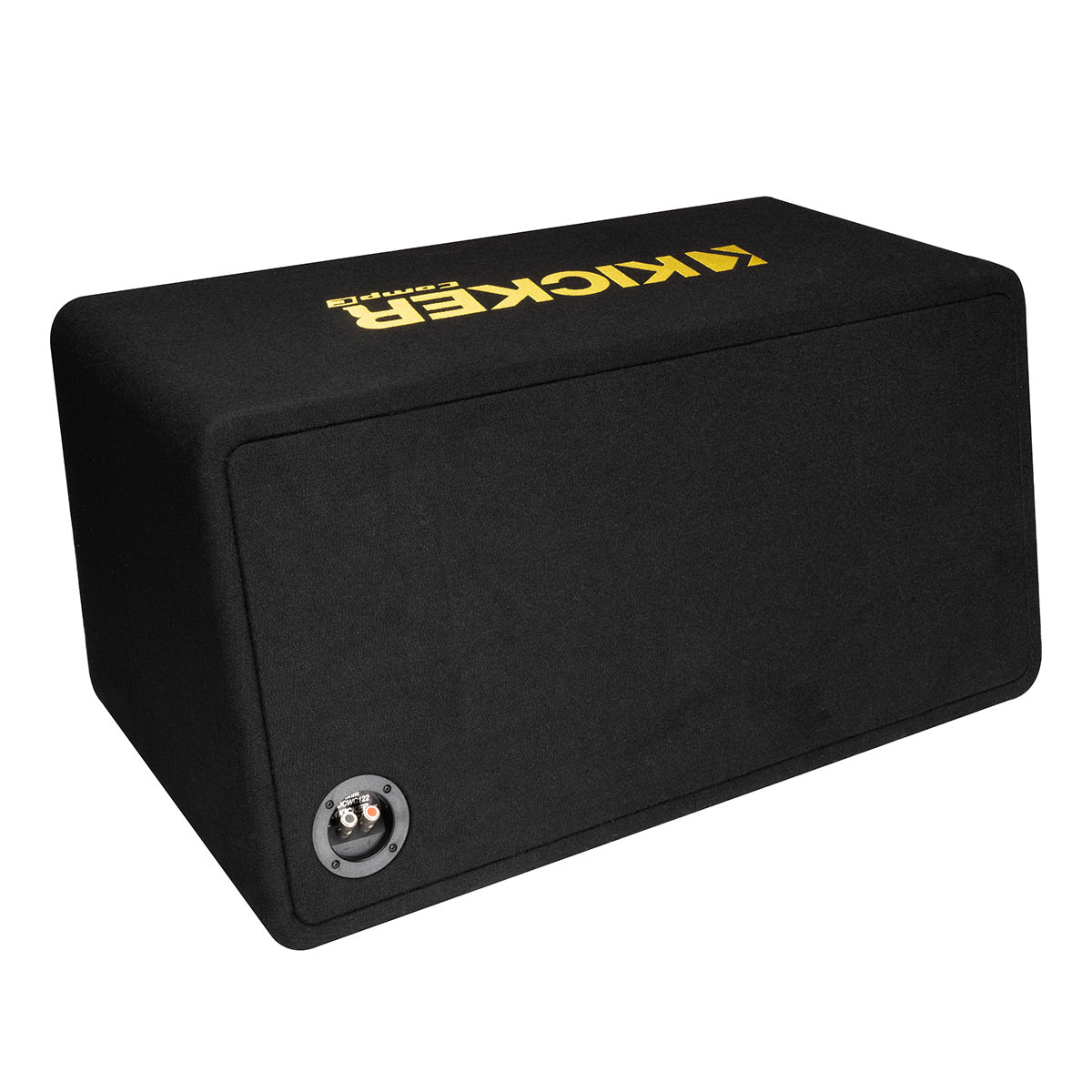 Kicker 50DCWC122 Dual 12" 2-Ohm CompC Subwoofers in Vented Enclosure