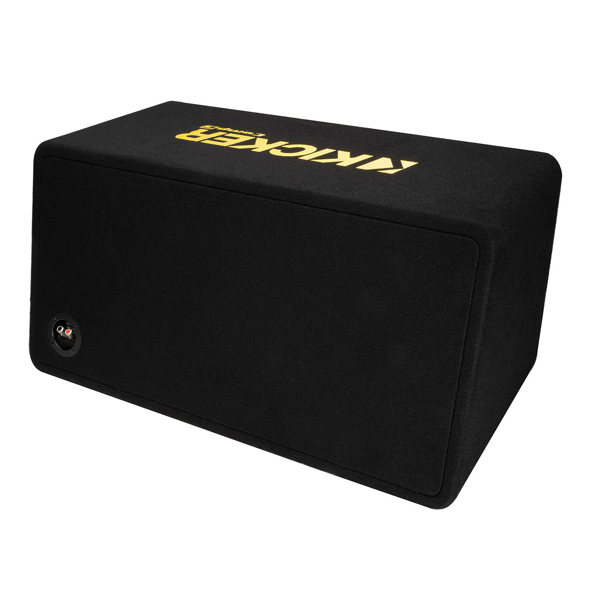 Kicker 50DCWC122 Dual 12" 2-Ohm CompC Subwoofers in Vented Enclosure