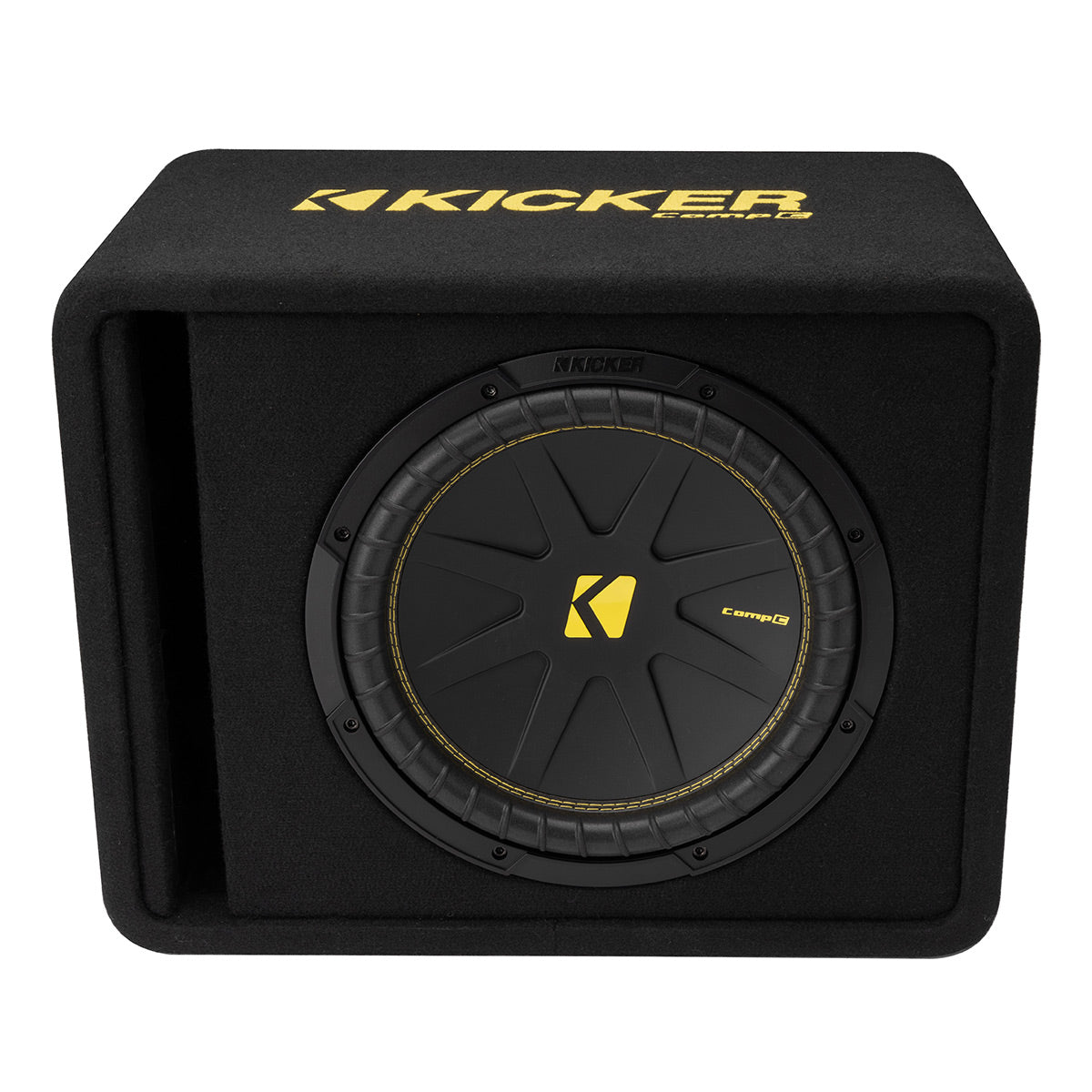 Kicker 50VCWC122 12" 2-Ohm CompC Subwoofer in Vented Enclosure