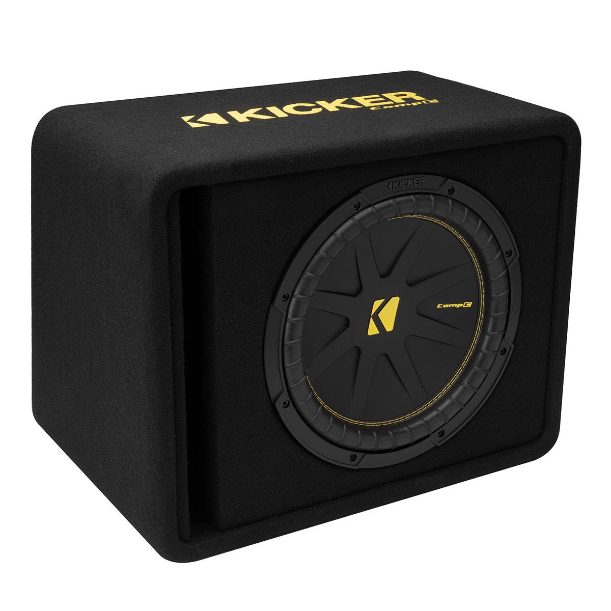 Kicker 50VCWC122 12" 2-Ohm CompC Subwoofer in Vented Enclosure