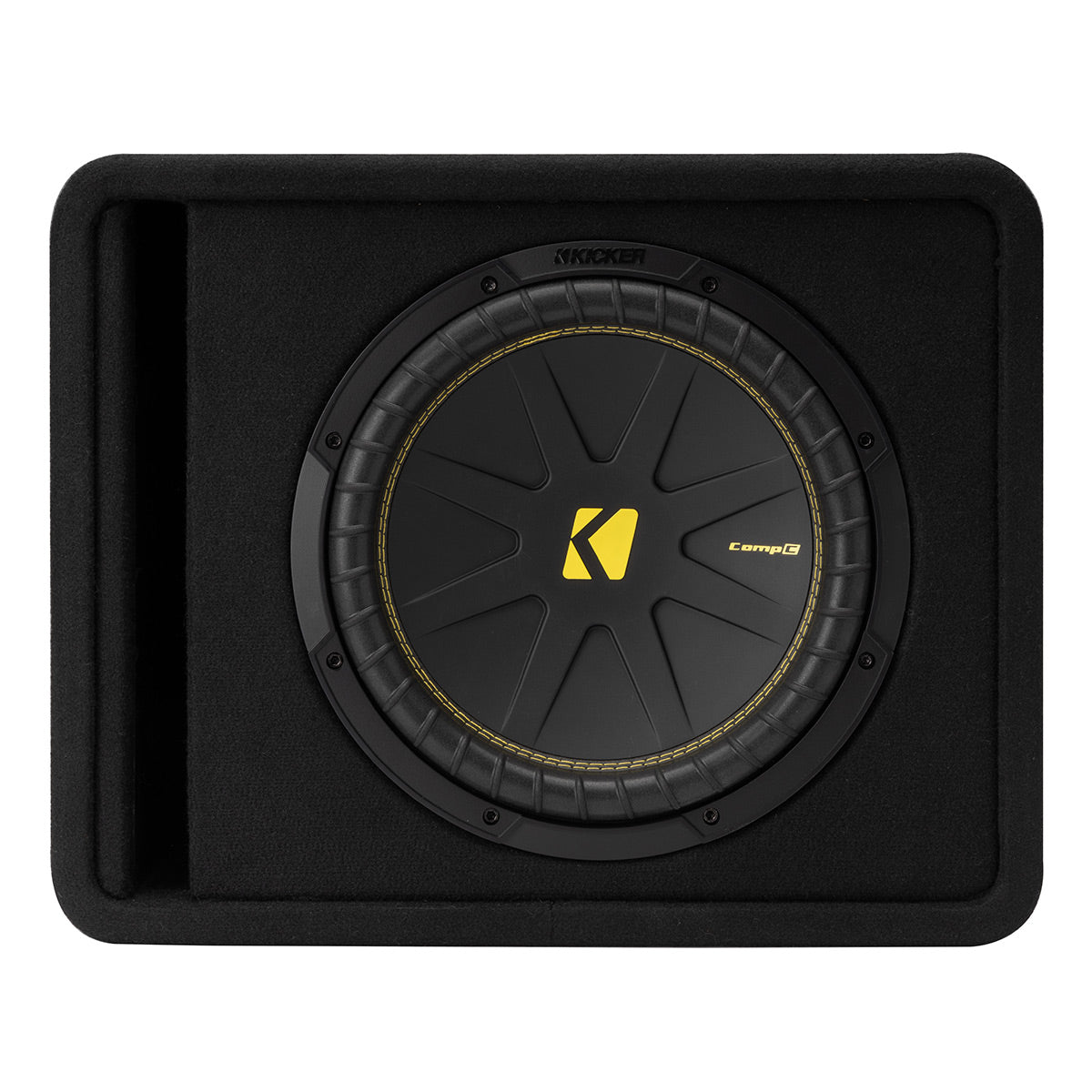 Kicker 50VCWC122 12" 2-Ohm CompC Subwoofer in Vented Enclosure