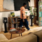 Bowers & Wilkins FS-600 Floor Stands for S3 600 Series Bookshelf Speakers - Pair (Black)