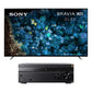 Sony XR65A80L BRAVIA XR 65" Class A80L OLED 4K HDR Google TV (2023) with STR-AZ1000ES 7.2 Channel 8K Home Theater AV Receiver