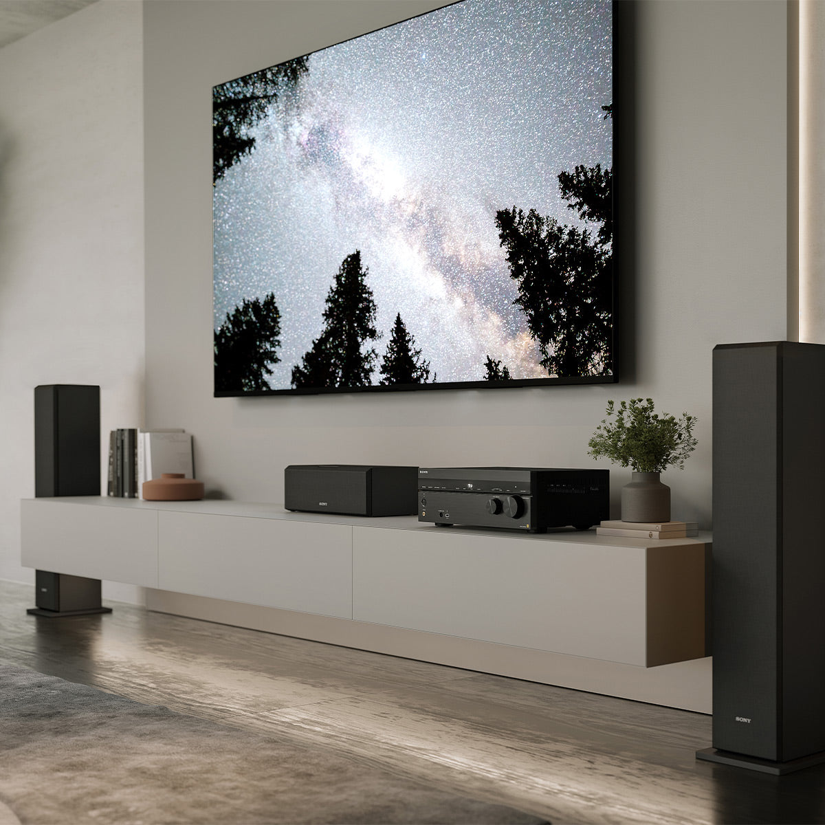 Sony XR85X90L 85" BRAVIA 4K HDR Full Array LED Smart TV with Google TV (2023) with STR-AZ1000ES 7.2 Channel 8K Home Theater AV Receiver