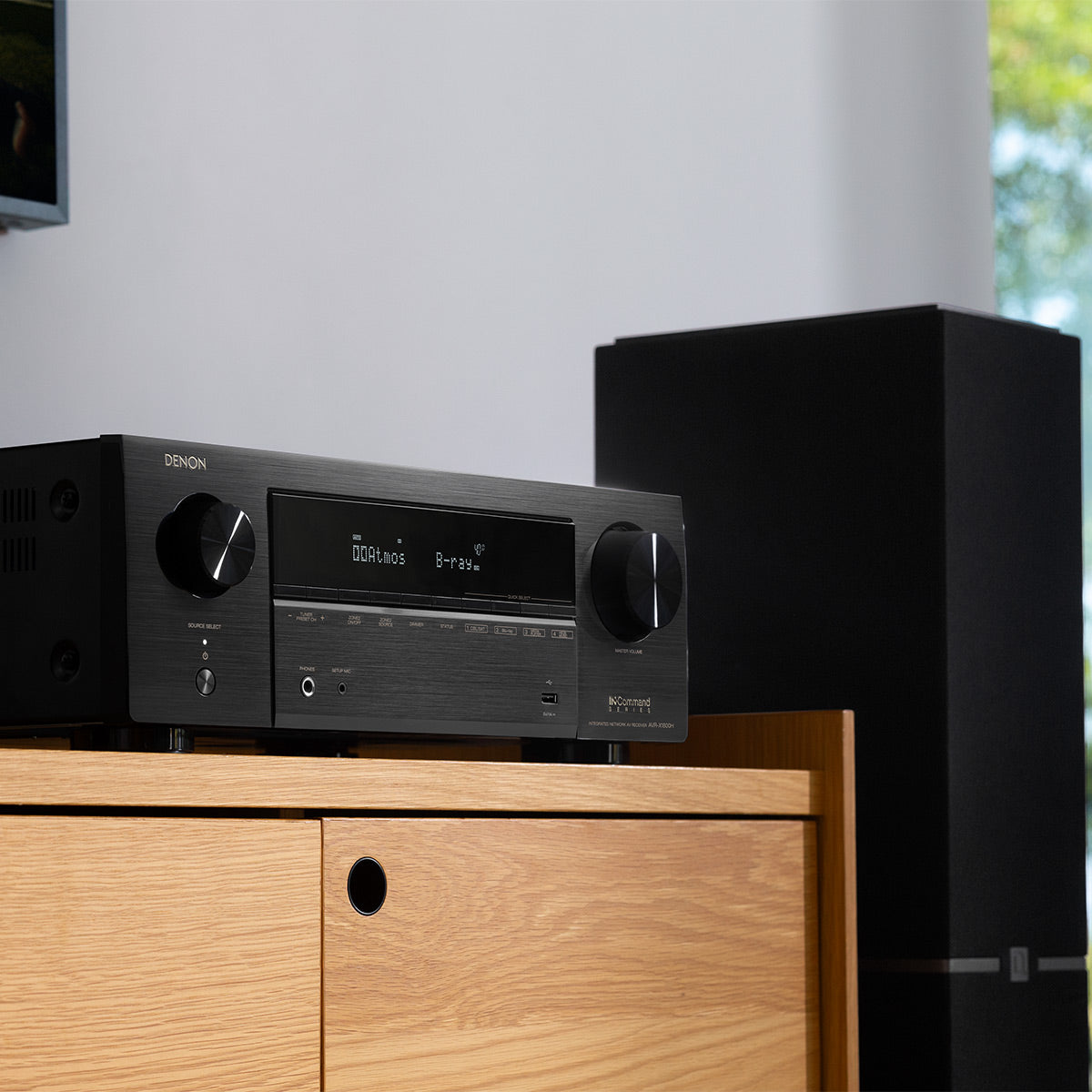 Denon AVRX1800H 7.2 Channel 8K Home Theater Receiver with Dolby Atmos, HEOS Built-In, and Audyssey Room Correction