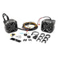 Kicker 48BTCAN65 PowerCan 6.5" Waterproof Powered Bluetooth Speakers with LED Lighting & Wired Remote - Pair