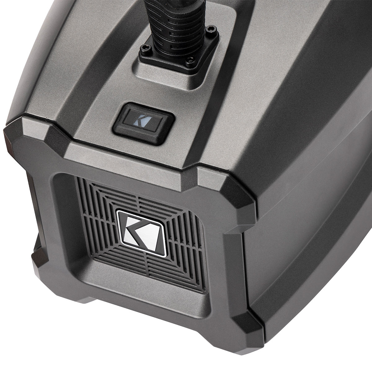 Kicker 48BTCAN65 PowerCan 6.5" Waterproof Powered Bluetooth Speakers with LED Lighting & Wired Remote - Pair