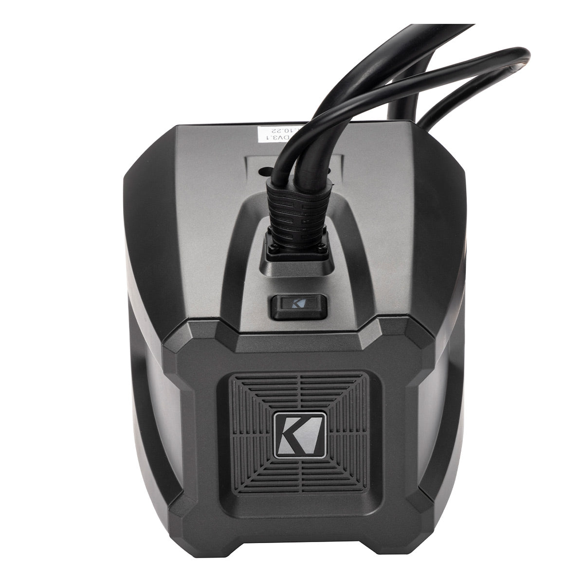 Kicker 48BTCAN65 PowerCan 6.5" Waterproof Powered Bluetooth Speakers with LED Lighting & Wired Remote - Pair
