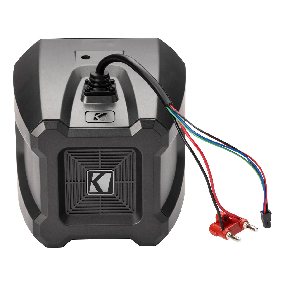 Kicker 48BTCAN65 PowerCan 6.5" Waterproof Powered Bluetooth Speakers with LED Lighting & Wired Remote - Pair
