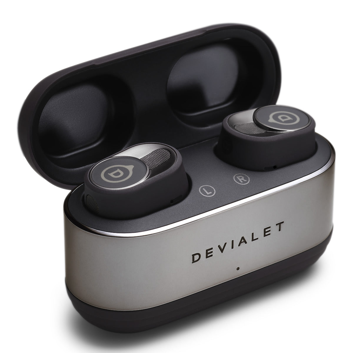 Devialet Gemini II True Wireless Bluetooth Earbuds with Adaptive Noise Cancellation and IPX4 Water Resistance (Matte Black)