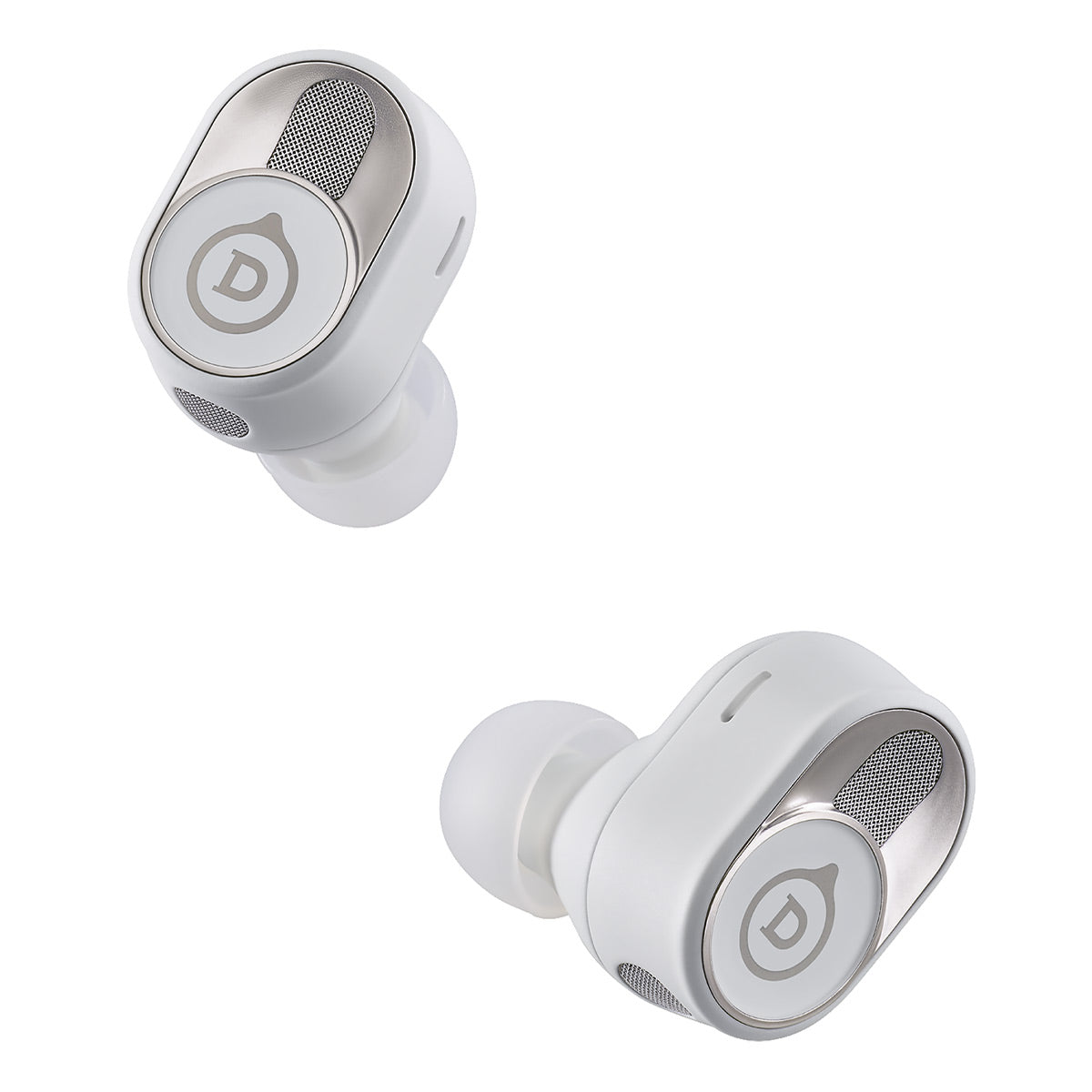 Devialet Gemini II True Wireless Bluetooth Earbuds with Adaptive Noise Cancellation and IPX4 Water Resistance (Iconic White)