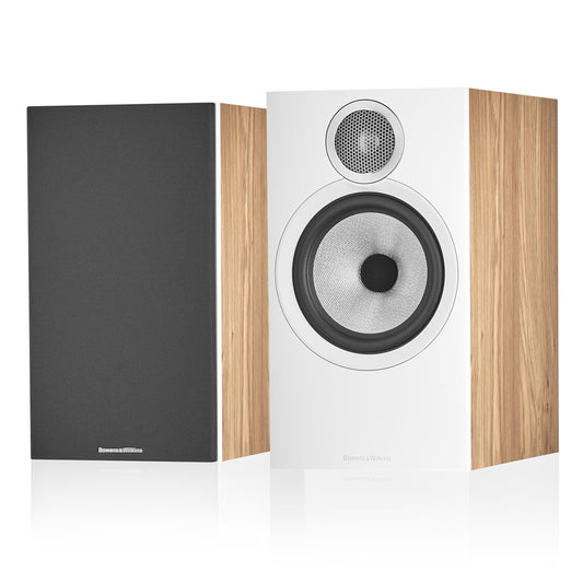 Bowers & Wilkins 606 S3 2-Way Bookshelf Speaker with 6.5" Continuum Cone Driver - Pair (Oak)