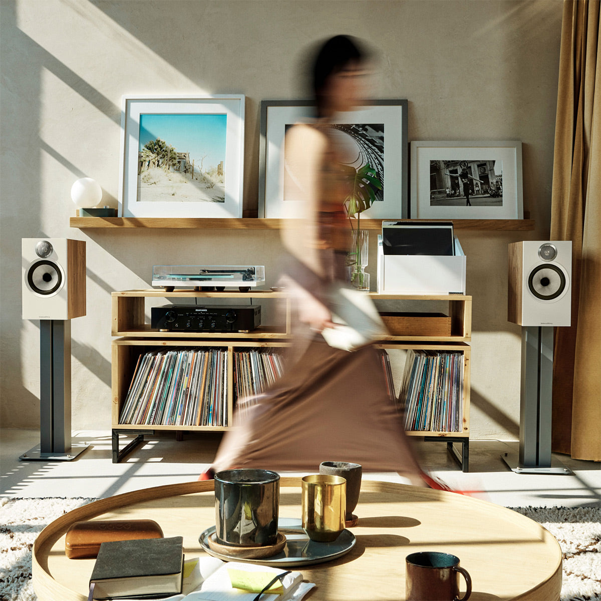 Bowers & Wilkins 606 S3 2-Way Bookshelf Speaker with 6.5" Continuum Cone Driver - Pair (Oak)