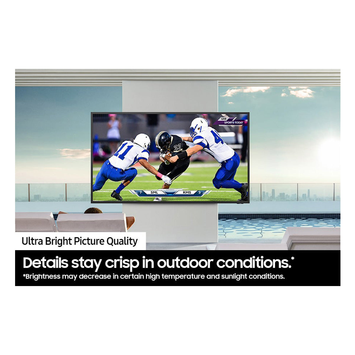 Samsung QN85LST9CA 85" The Terrace Full Sun Outdoor QLED 4K Smart TV