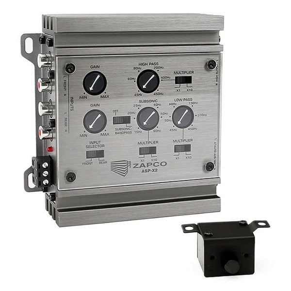 Zapco ASP-X2 2-Way Electronic Crossover | World Wide Stereo
