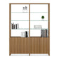 BDI Linea 580022 2 Shelf System 64" Wide (Natural Walnut)