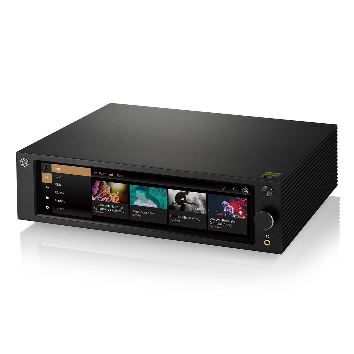 HiFi Rose RS250A Wireless Network Streamer with Built-In ESS DAC (Black) with RSA780 Reference CD Drive and Ripper