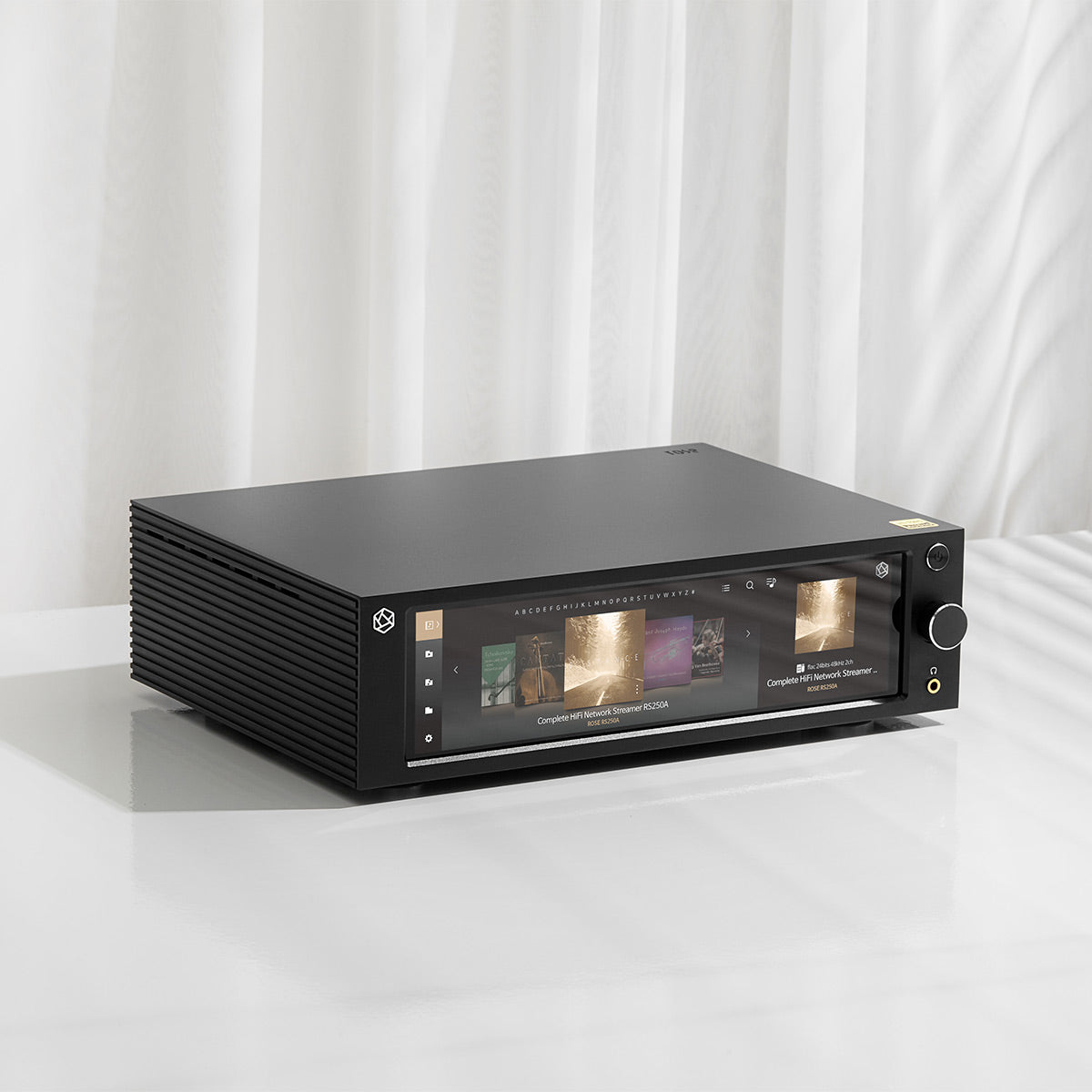 HiFi Rose RS250A Wireless Network Streamer with Built-In ESS DAC (Black) with RSA780 Reference CD Drive and Ripper
