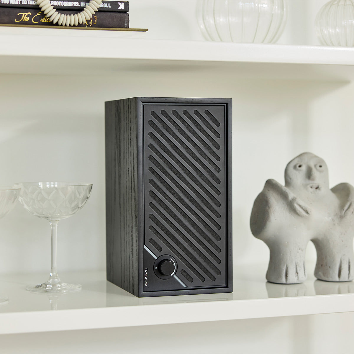 Tivoli Audio Model Two Digital Bluetooth Speaker with Built-In Airplay2, Chromecast, and Wi-Fi (Black/Black)