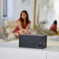 Tivoli Audio Model Two Digital Bluetooth Speaker with Built-In Airplay2, Chromecast, and Wi-Fi (Black/Black)