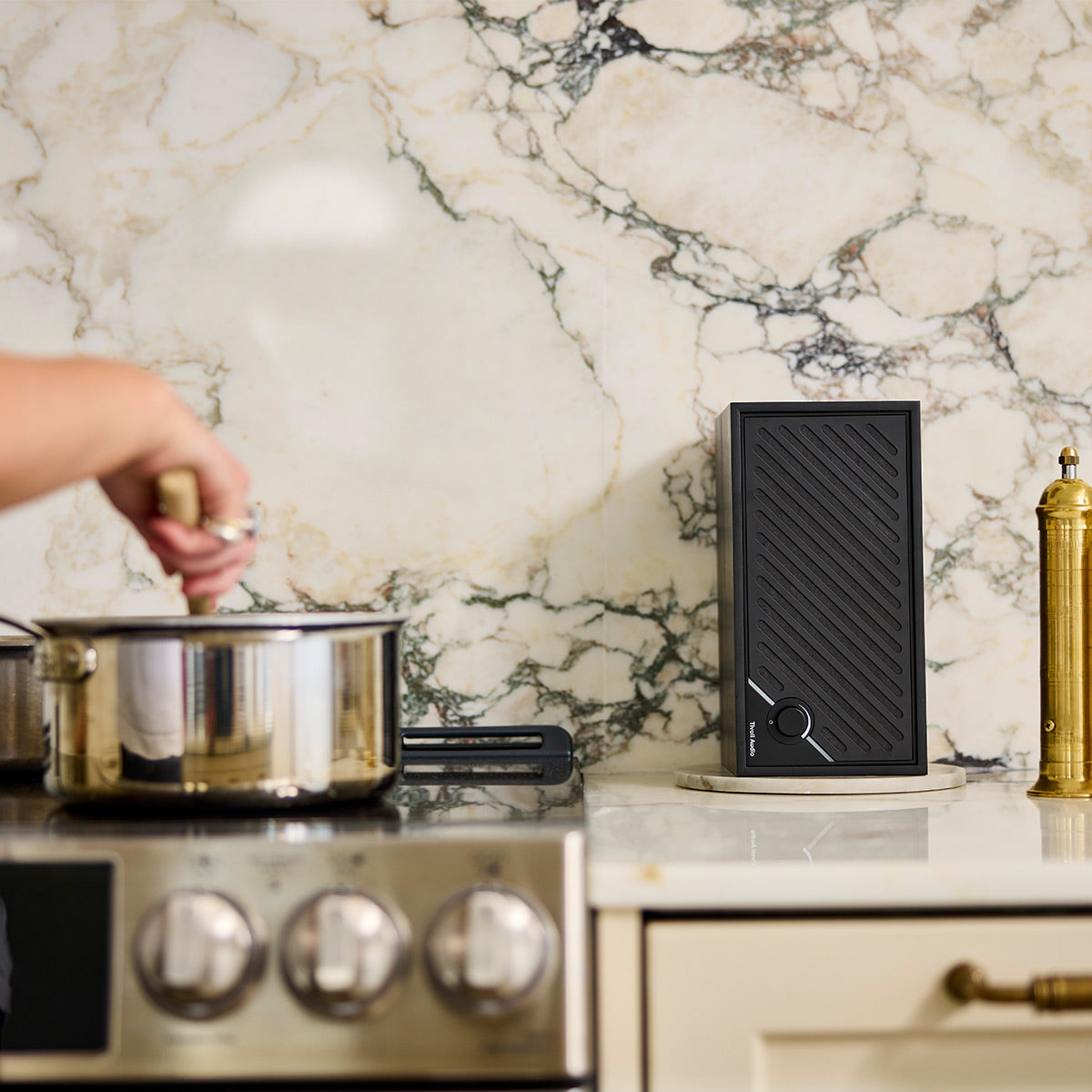 Tivoli Audio Model Two Digital Bluetooth Speaker with Built-In Airplay2, Chromecast, and Wi-Fi (Black/Black)
