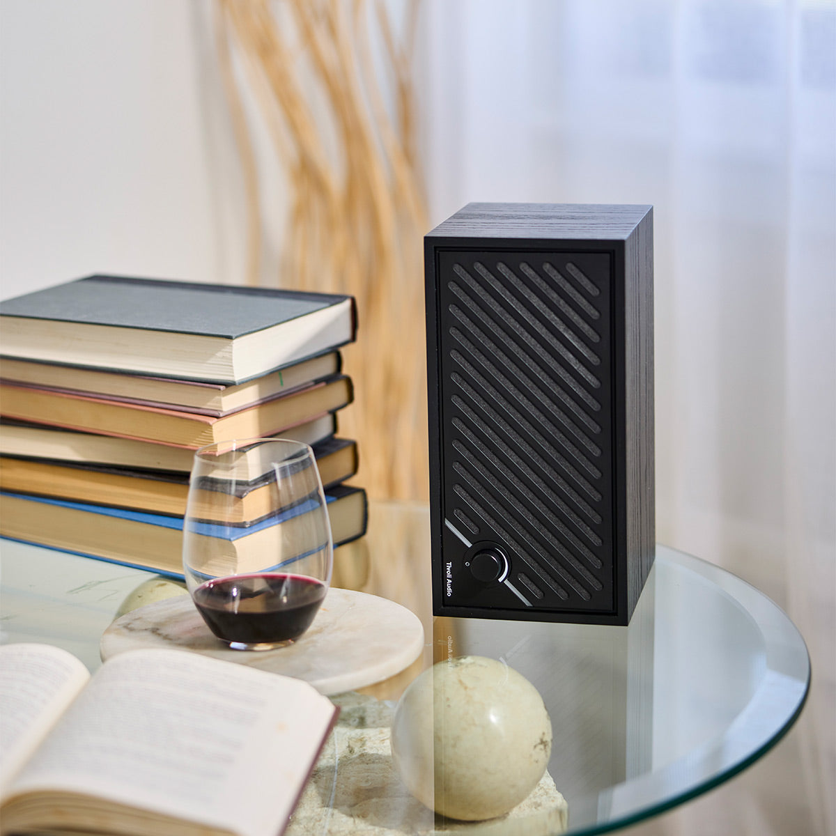 Tivoli Audio Model Two Digital Bluetooth Speaker with Built-In Airplay2, Chromecast, and Wi-Fi (Black/Black)