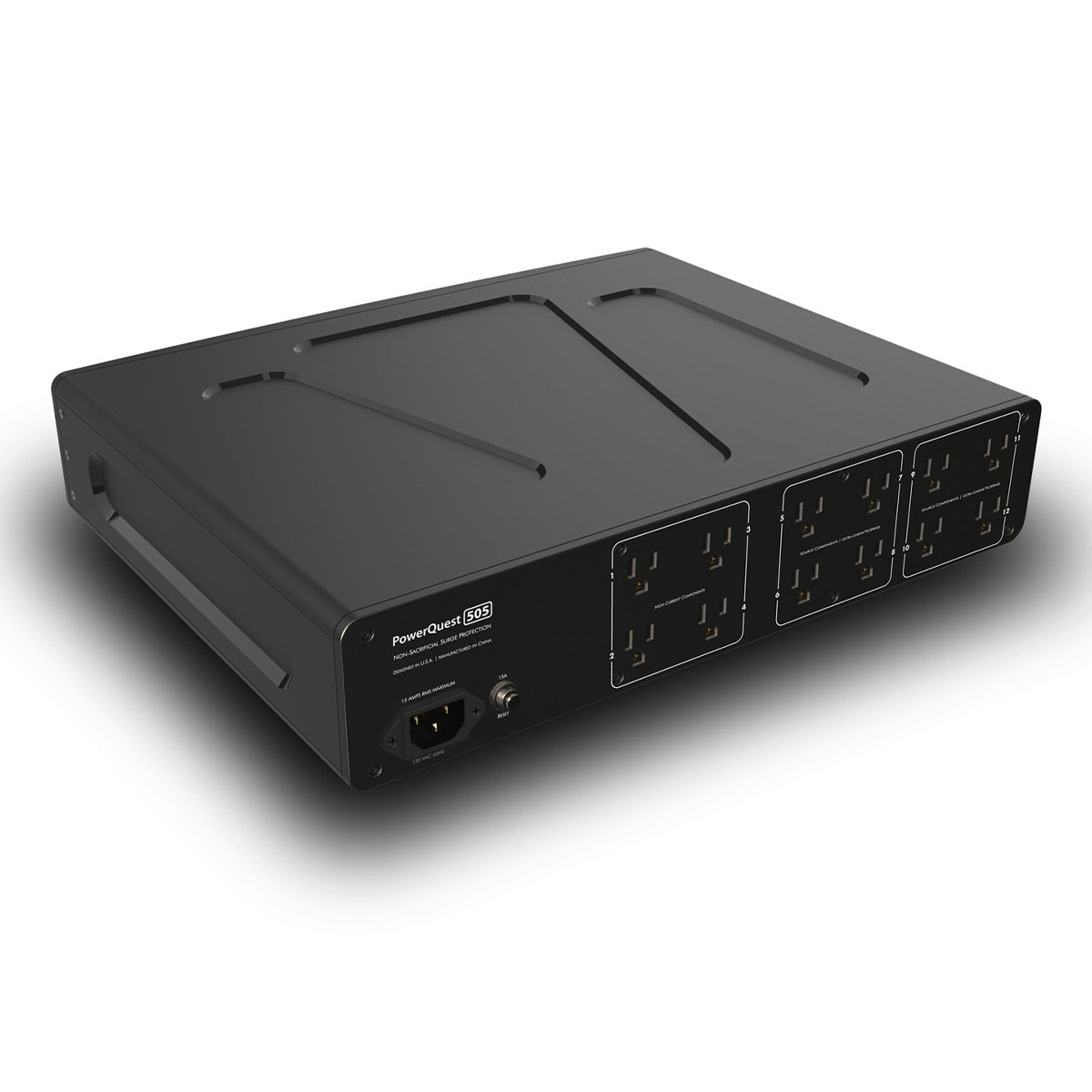 AudioQuest PowerQuest 505 Surge Protector and Power Conditioner with 12 Outlets