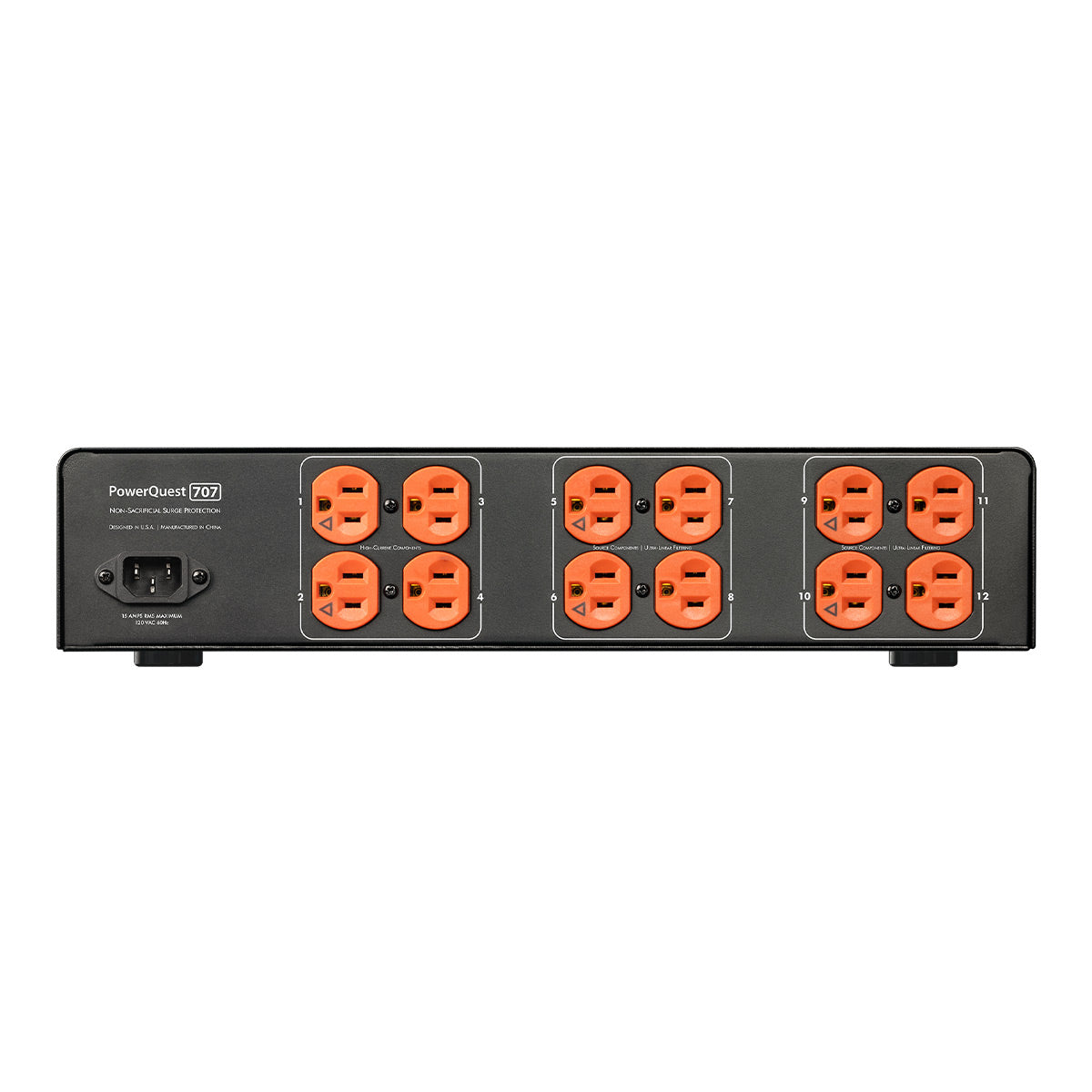 AudioQuest PowerQuest 707 Surge Protector and Power Conditioner with 12 Outlets