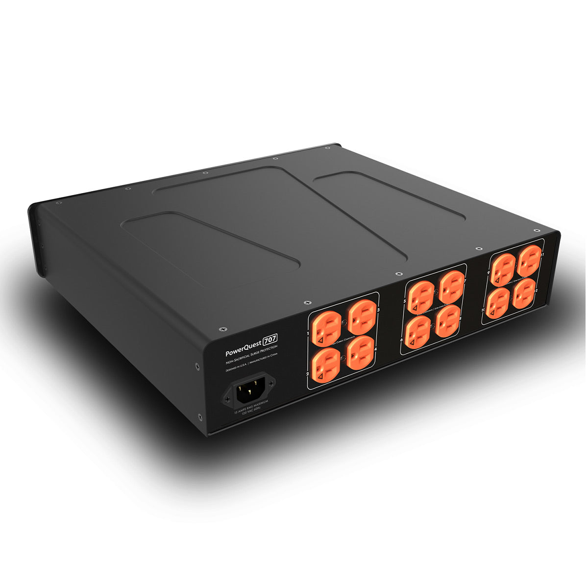 AudioQuest PowerQuest 707 Surge Protector and Power Conditioner with 12 Outlets