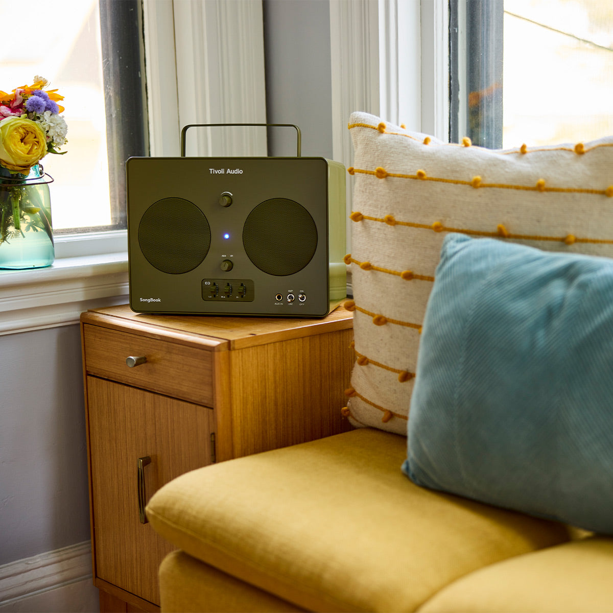 Tivoli Audio Songbook Bluetooth Speaker with Built-In Pre-Amp and Carrying Handle (Green)
