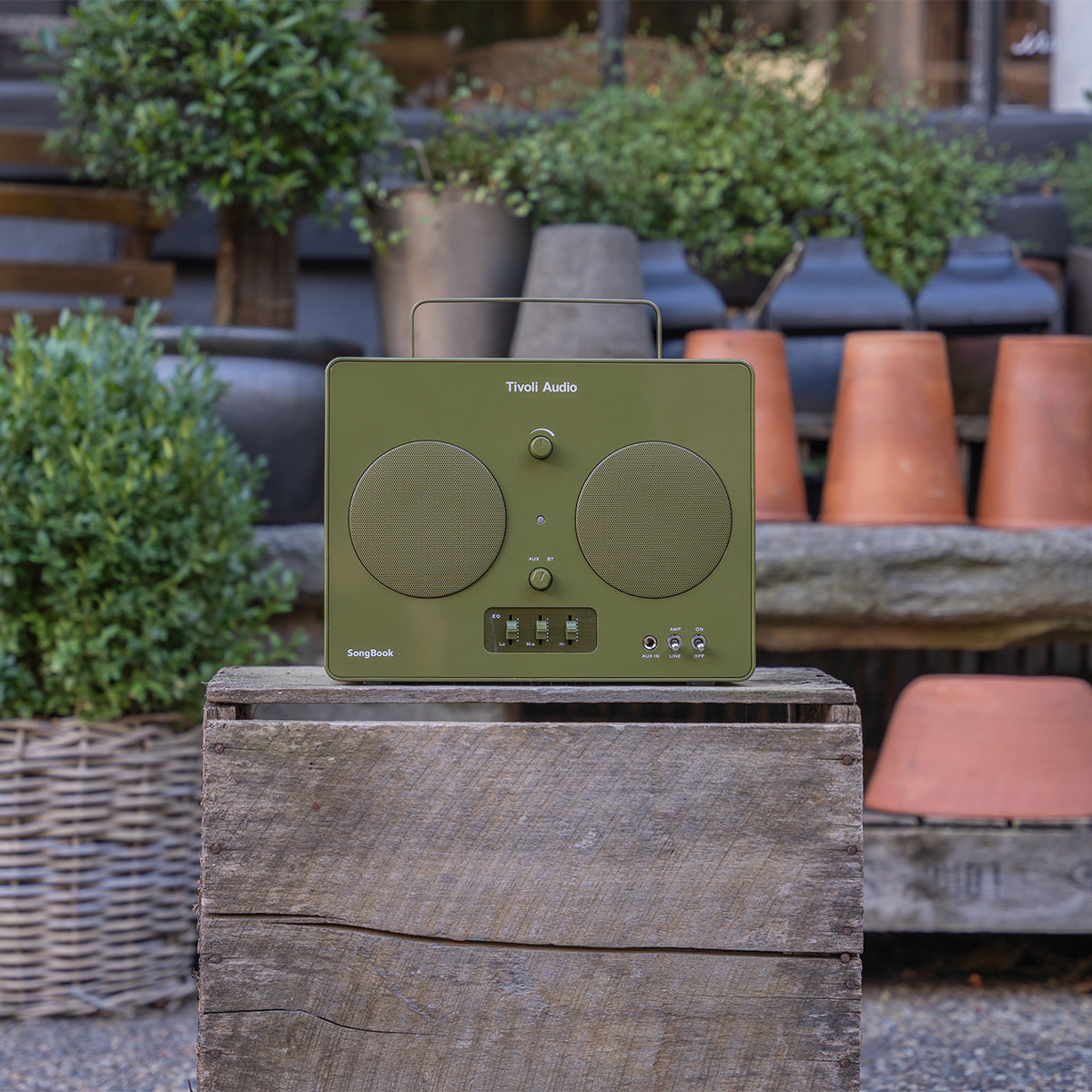 Tivoli Audio Songbook Bluetooth Speaker with Built-In Pre-Amp and Carrying Handle (Green)