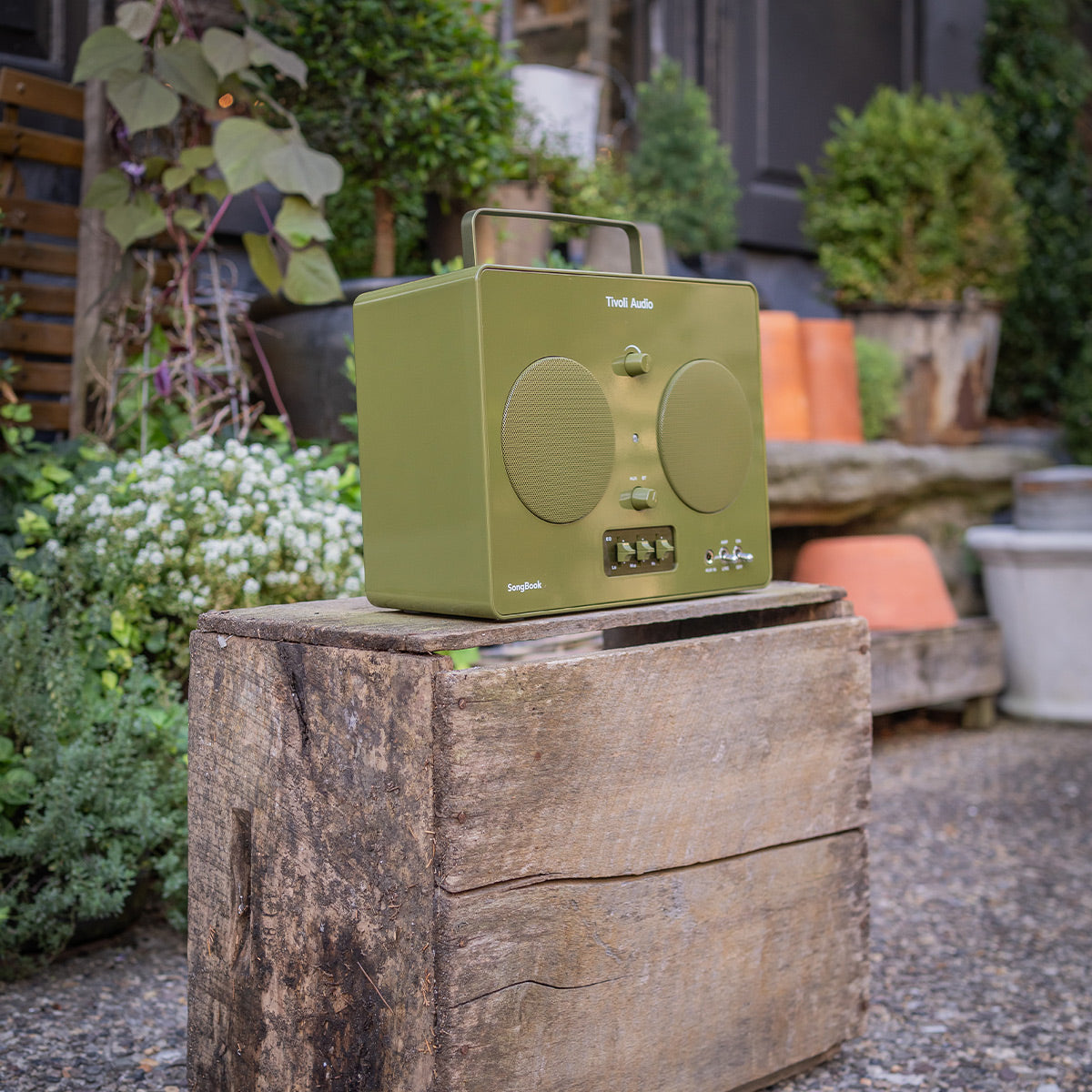 Tivoli Audio Songbook Bluetooth Speaker with Built-In Pre-Amp and Carrying Handle (Green)